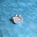 Rose Quartz Sterling Silver Earrings & Pendant