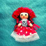 Traditional Mexican Maria Doll Ornament