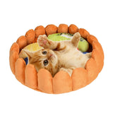 Fruit Tart Cat Bed for Cats & Small Dogs
