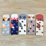 Socks Dogs & Cat Designed Socks 5-Pair Sets