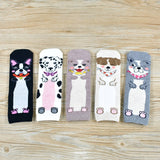 Socks Dogs & Cat Designed Socks 5-Pair Sets