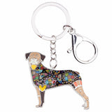 Rottweiler Dog Keychains Jewelry Accessories
