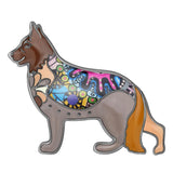 German Shepherd Dog Brooch Enamel Pin Jewelry Accessories