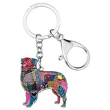 Australian Shepherd Dog Keychains Wristlets Jewelry Multicolor | Posh Pick Me Ups