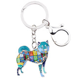 Shiba Inu Dog Keychains Wristlets Accessories Sale Blue | Posh Pick Me Ups