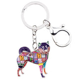 Shiba Inu Dog Keychains Wristlets Accessories Sale Purple | Posh Pick Me Ups