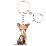 Chihuahua Dog Keychains Jewelry Accessories