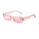Rectangle Sunglasses Vintage Transparent Pink Sale | Posh Pick Me Ups