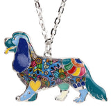 Cavalier King Charles Spaniel Dog Pendant Necklace