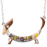 Dachshund Dog Pendant Necklace