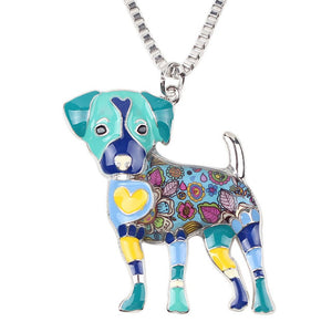Jack Russell Dog Pendant Necklace