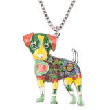 Jack Russell Dog Pendant Necklace
