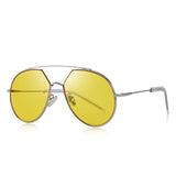 Aviator Pilot Women's Sunglasses Yellow Free Shipping | Posh Pick Me Ups