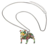 Pit Bull Dog Pendant Necklace