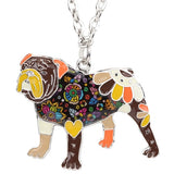 English Bulldog Pendant Necklace