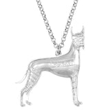 Great Dane Dog Pendant Necklace