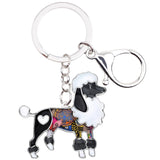 Poodle Dog Keychains Jewelry Accessories