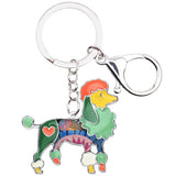 Poodle Dog Keychains Jewelry Accessories