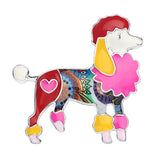 Poodle Dog Brooches Enamel Pins