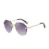 Aviator Rimless Rosie Chloe Style Sunglasses | Posh Pick Me Ups