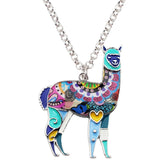 Llama Pendant Necklace Llama Jewelry